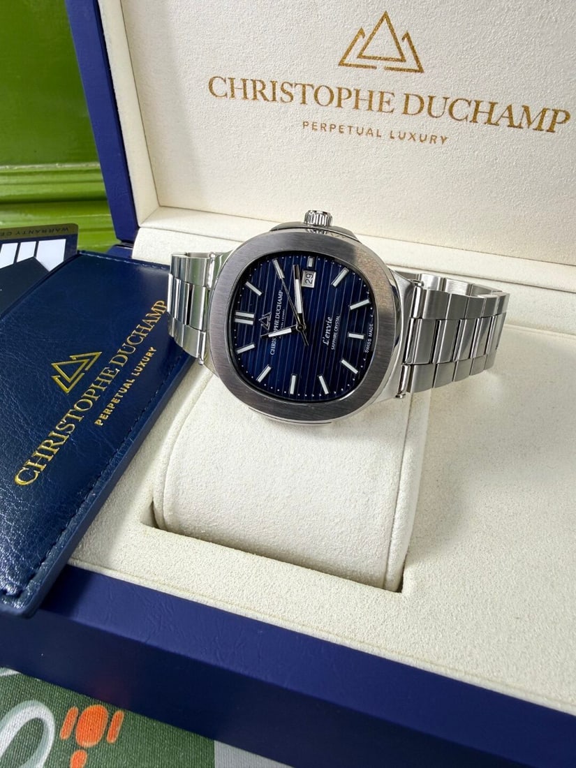 Christophe Duchamp LEnvie Watch Blue 44 Bezel-Sold Out Edition Worldwide - 6