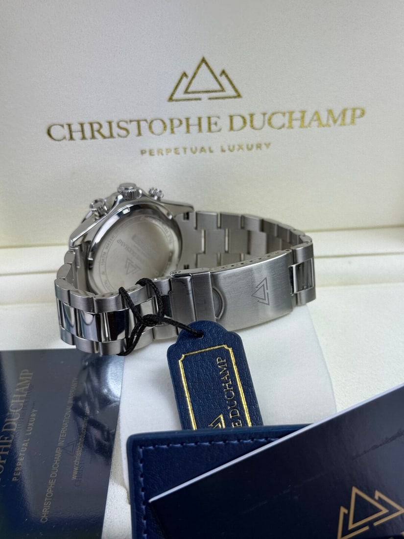 Christophe Duchamp 42mm Chronograph Grand Mont Gents Watch-Rrp GBP 1750, - 3