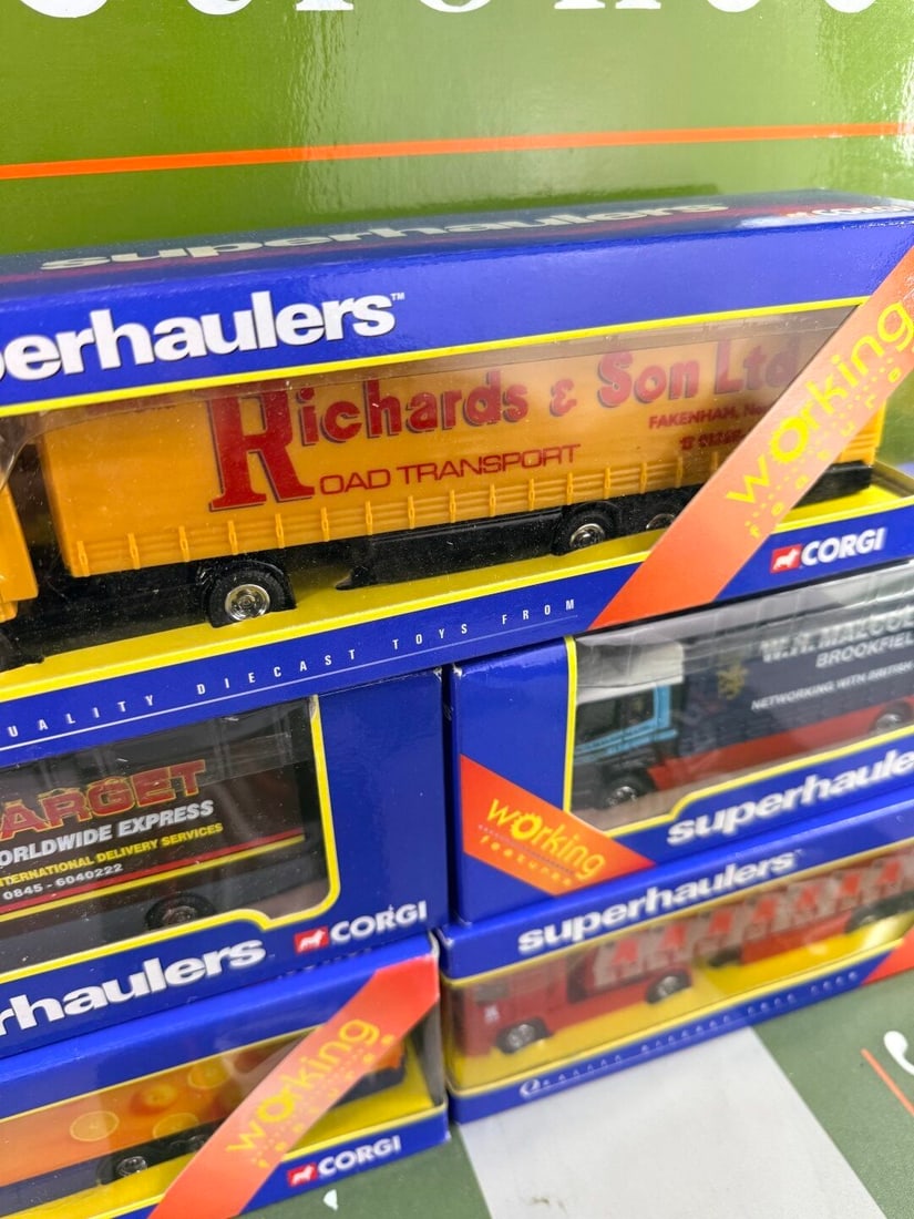 Corgi Collection Of Five Superhaulers 1:50 Scale `Working` Edition Commercial Trucks - 2