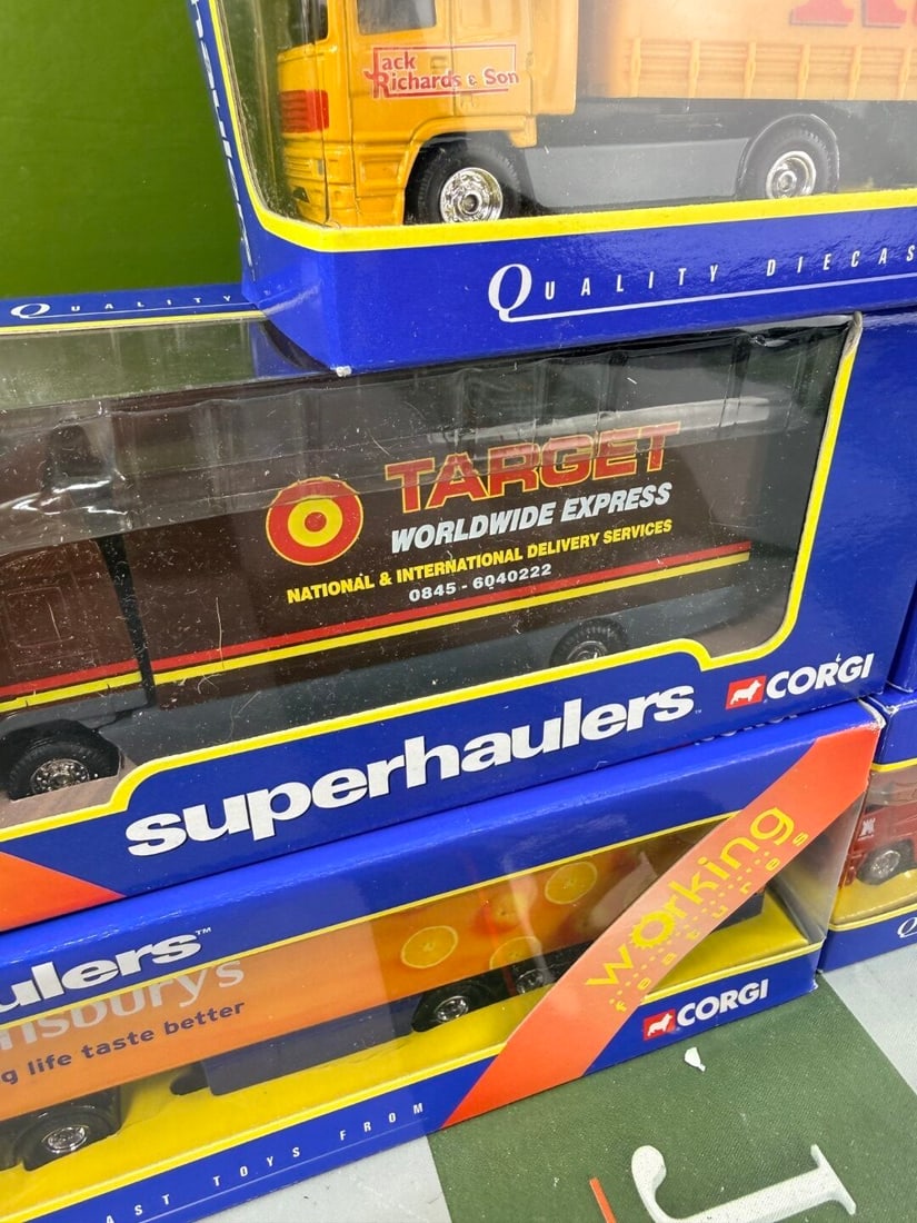 Corgi Collection Of Five Superhaulers 1:50 Scale `Working` Edition Commercial Trucks - 3