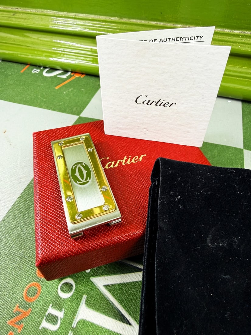 Cartier Paris Santos de Cartier Gold/Silver Money Clip - 3