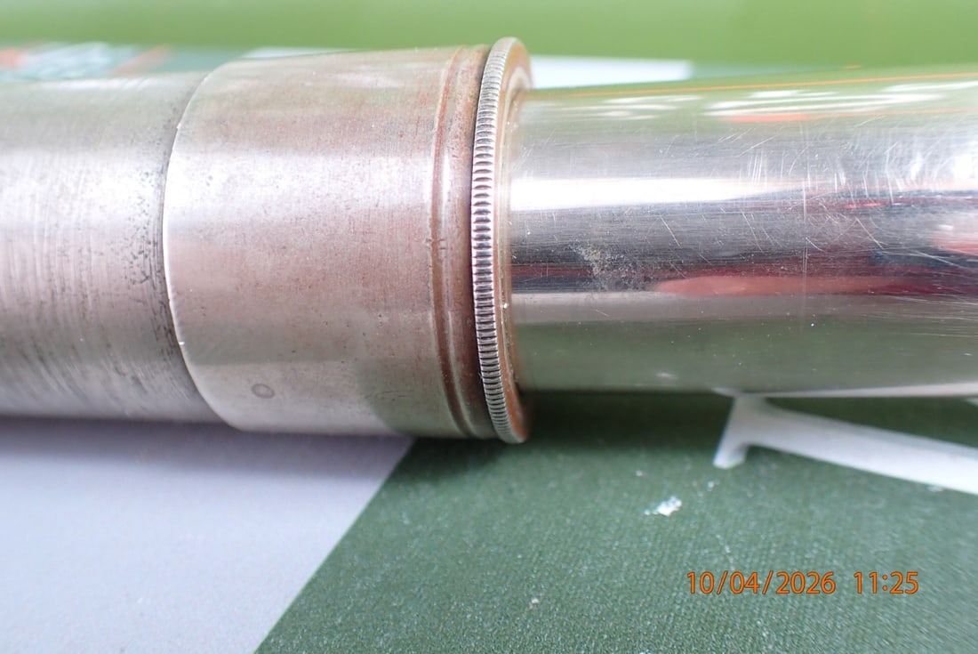 Vintage T. Cooke & Sons London & York Military Issue Brass Telescope - 3