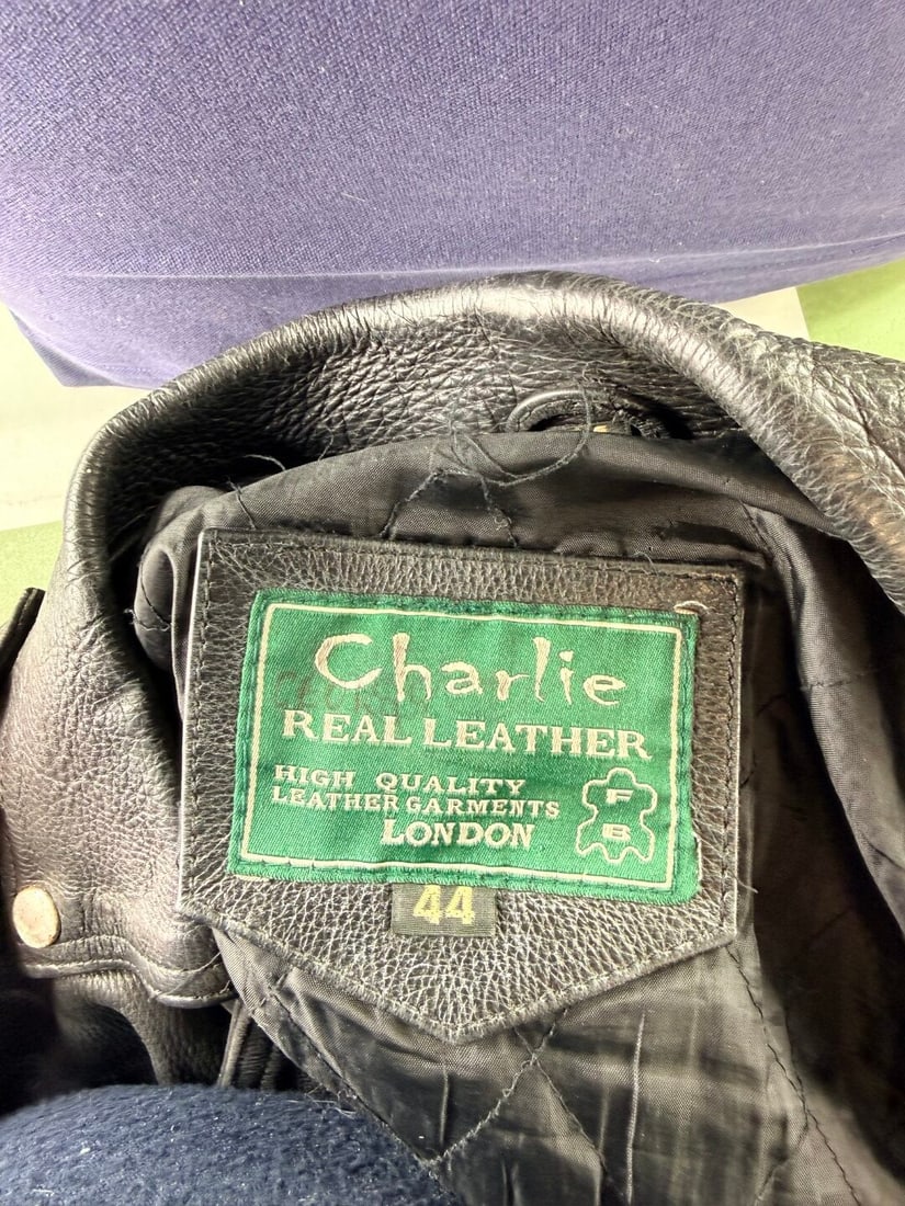 Vintage `T-Birds`Leather Jacket From Grease Stage Production - 3