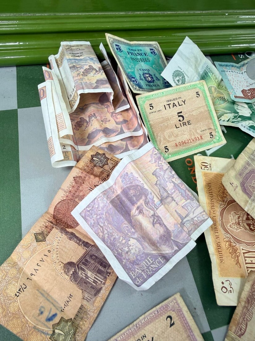 Various Examples of International Currencies In Note Form - 4