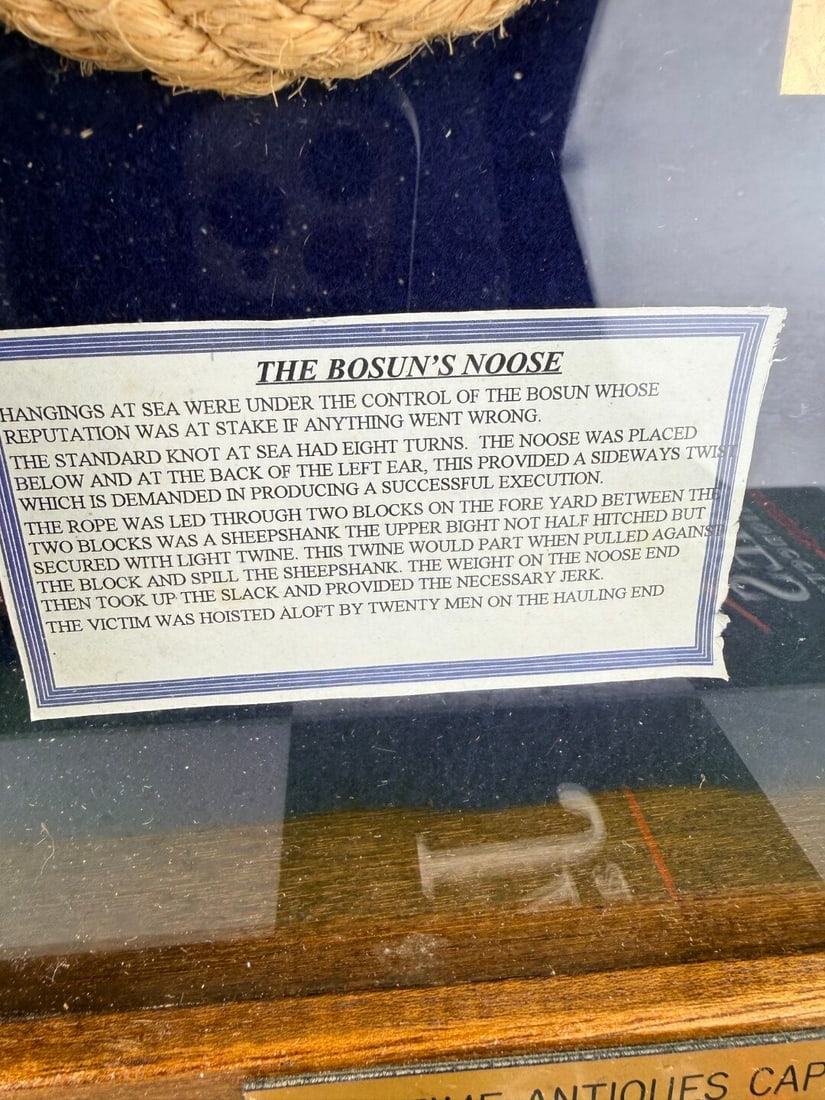 Maritime Antique Capetown Bosun`s Noose Montage - 2