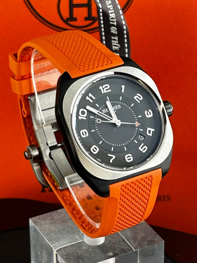 Herms Paris Mens H08 SP1.741a Titanium Edition RRp GBP 6k - 7
