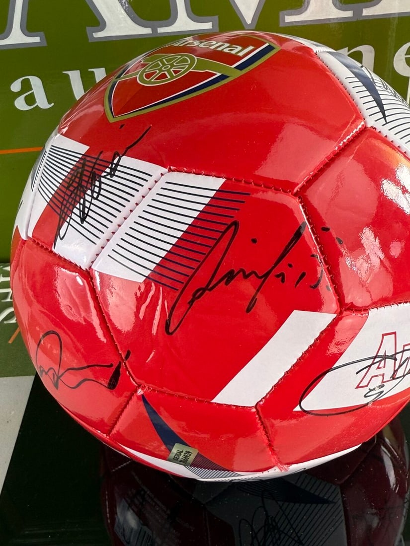 Football Interest-Arsenal Signed Football By Current Squad 2025-2026 - 3