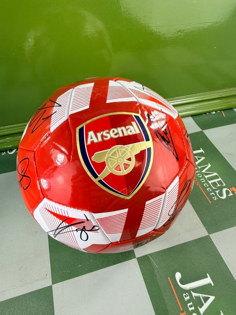 Football Interest-Arsenal Signed Football By Current Squad 2025-2026 - 5