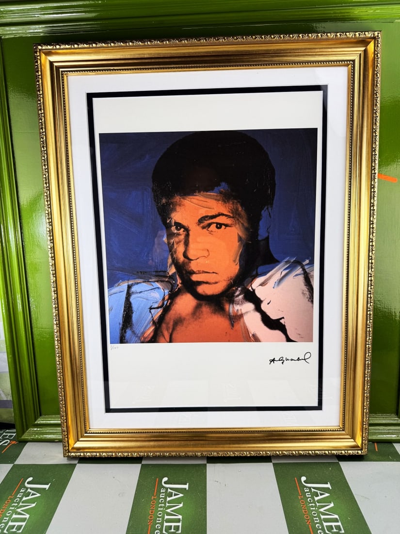 Andy Warhol-(1928-1987) Muhammad Ali Numbered Lithograph #2/100 (1 of 7)