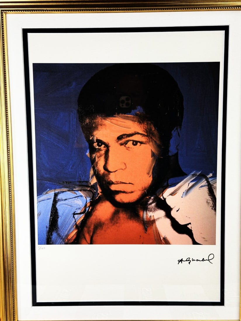 Andy Warhol-(1928-1987) Muhammad Ali Numbered Lithograph #2/100 - 2