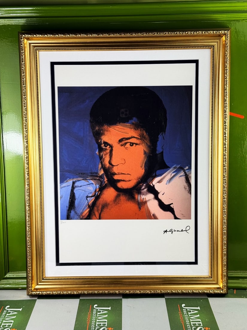 Andy Warhol-(1928-1987) Muhammad Ali Numbered Lithograph #2/100 - 7