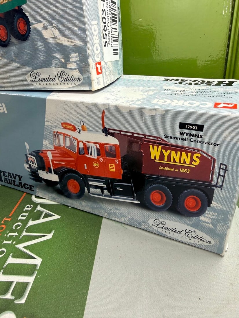 Collection of Five Various Die Cast 1:50 Scale Commercial Trucks - 5