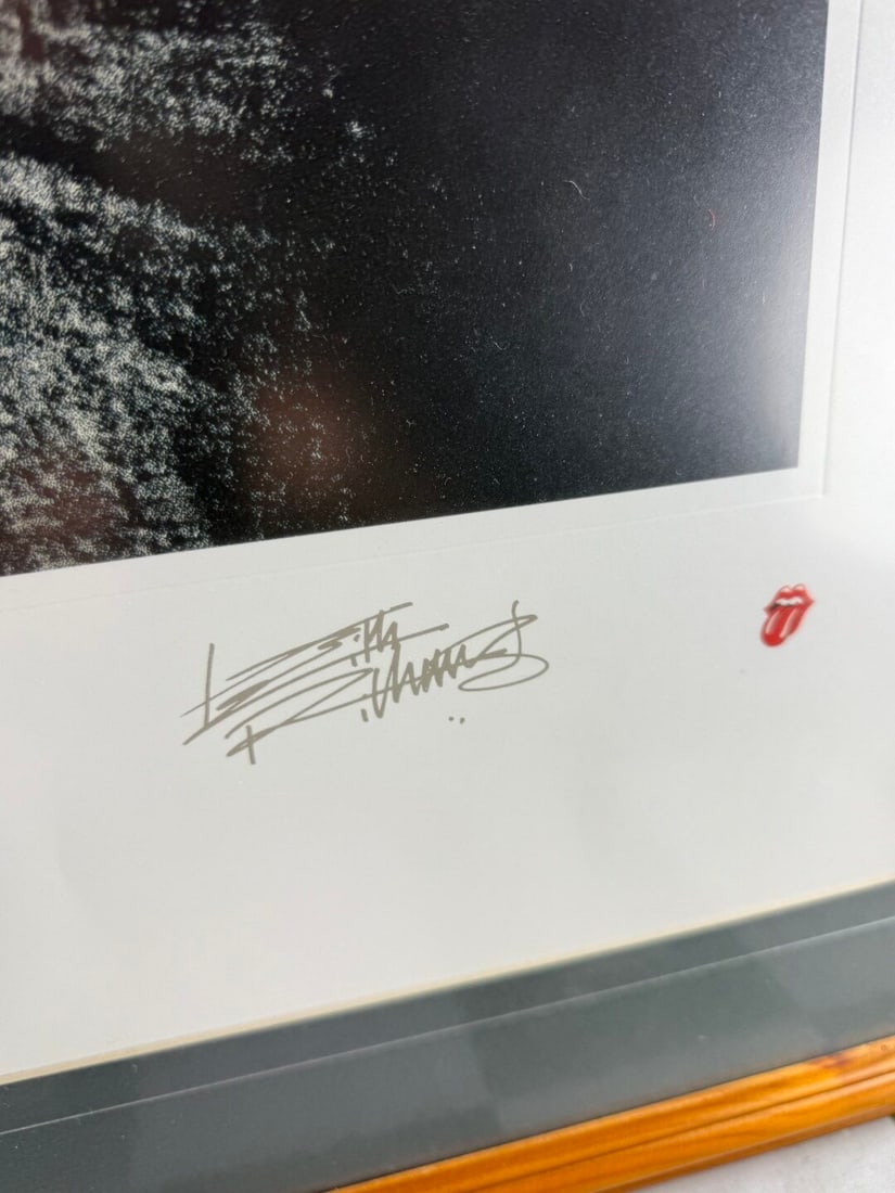 Rolling Stones-Ltd Edition Signed Lithograph -Sticky Finger Album Plate Signed - 4