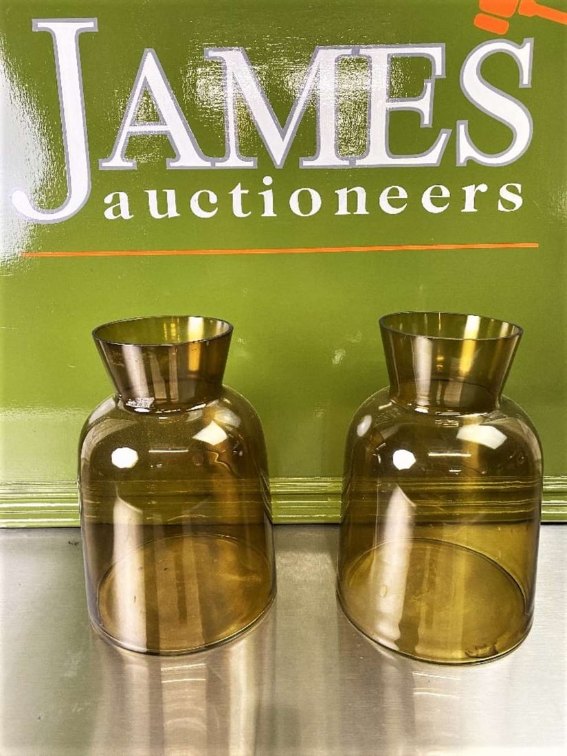 Pair of Contemporary John Lewis Vases Mid Century Style (1 of 2)