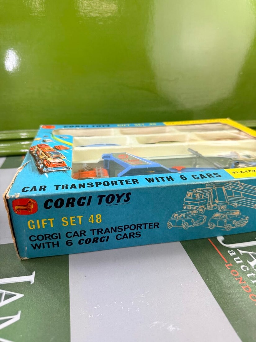 Boxed Corgi Gift Set 48, Car Transporter With Six Cars-Rare Investment Collectable - 10