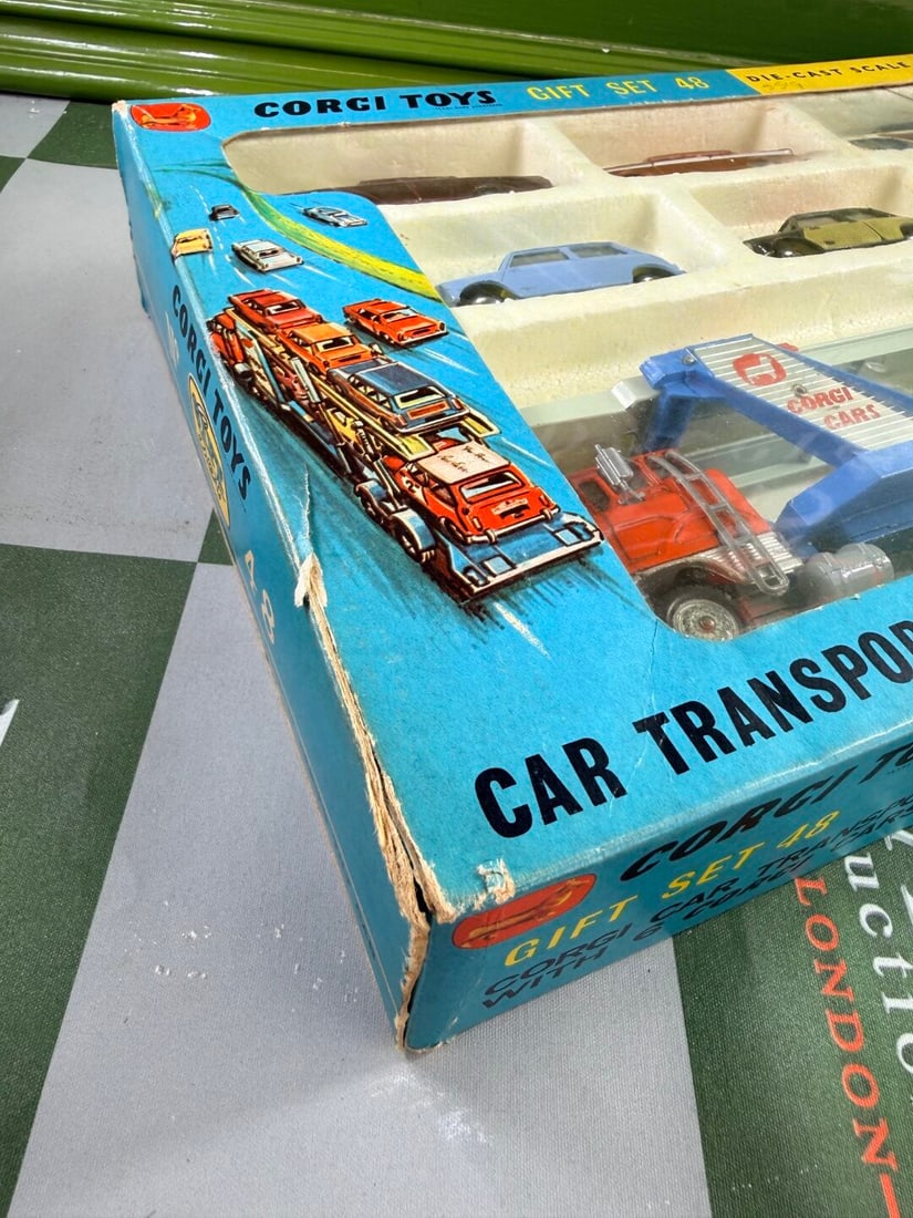 Boxed Corgi Gift Set 48, Car Transporter With Six Cars-Rare Investment Collectable - 12