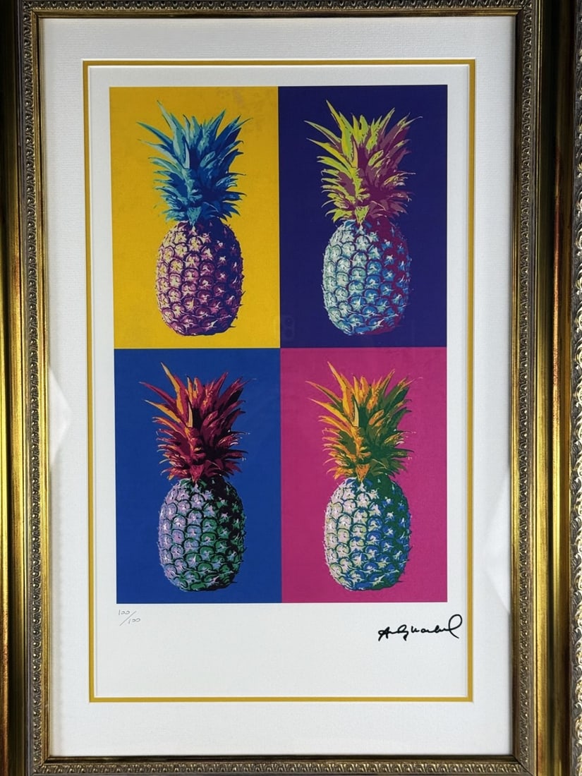Andy Warhol-(1928-1987) Pineapple #87/100 - 2
