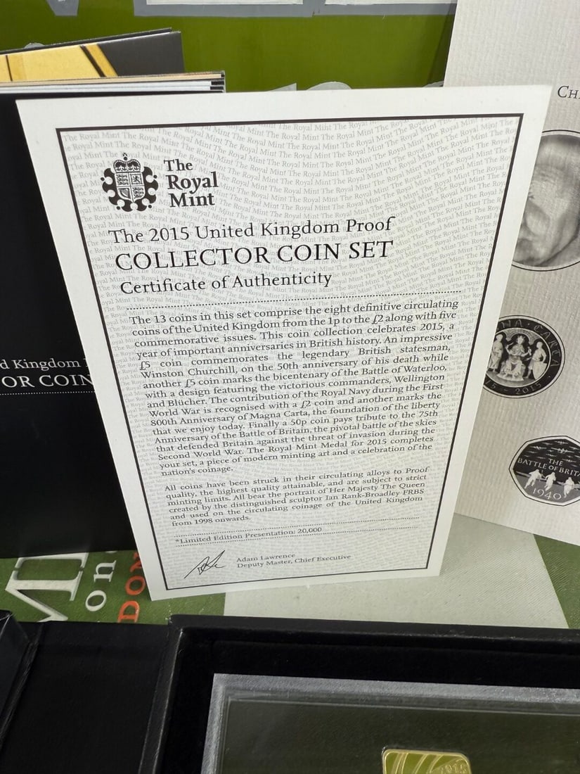 Royal Mint 2015 United Kingdom Collector Edition Coin Set - 5