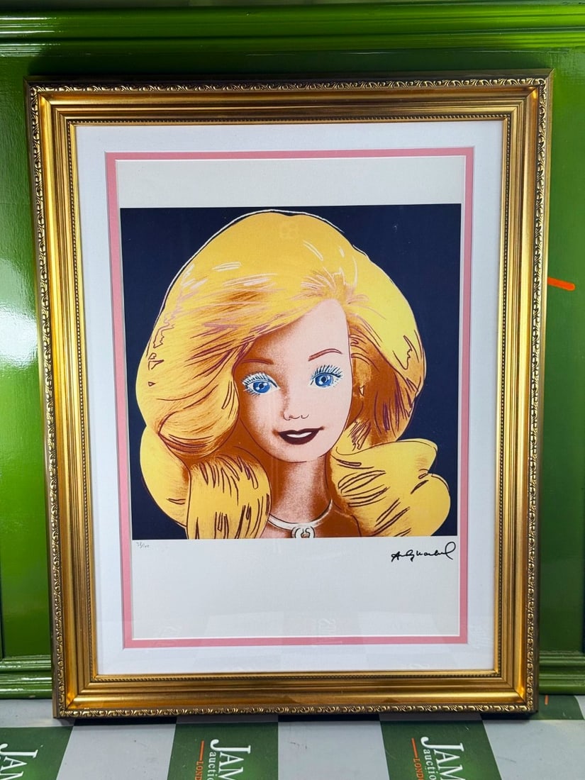Andy Warhol-(1928-1987) Barbie Numbered Lithograph #38/100 Rare Example - 7