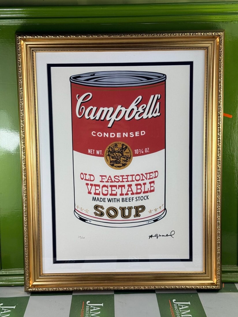 Andy Warhol-(1928-1987) Campbells Numbered Lithograph #24/100 - 7