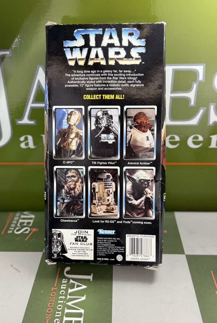 Star Wars Vintage Kenner 12 Collectors Edition Admiral Ackbar Series - 3