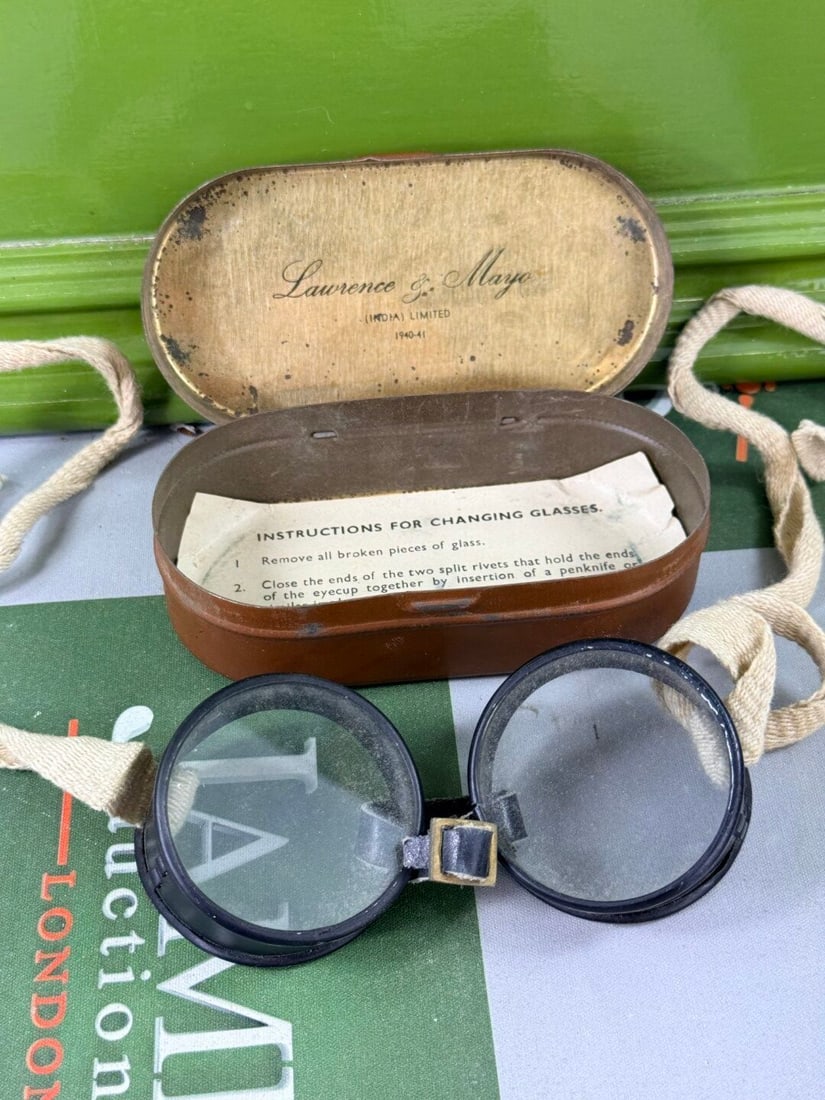 Lawrence & Mayo Vintage Protective Glasses/Goggles-Original Vintage Examples (1 of 5)