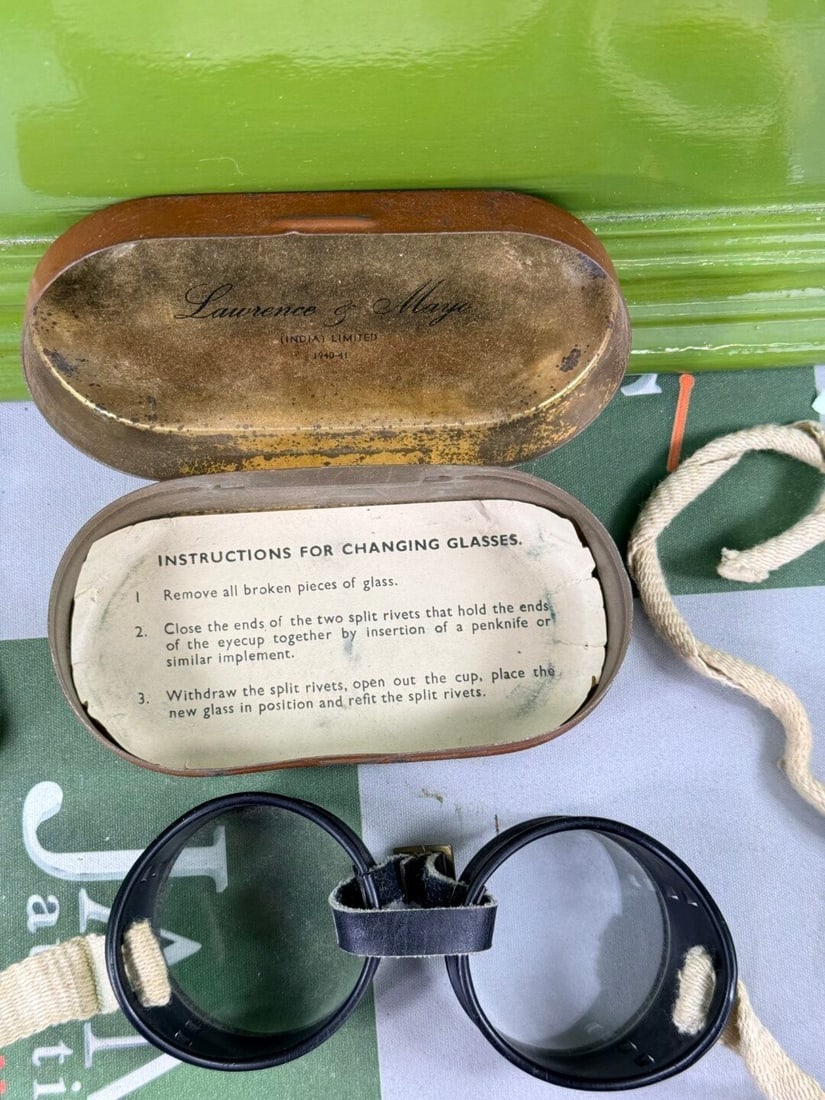 Lawrence & Mayo Vintage Protective Glasses/Goggles-Original Vintage Examples - 4