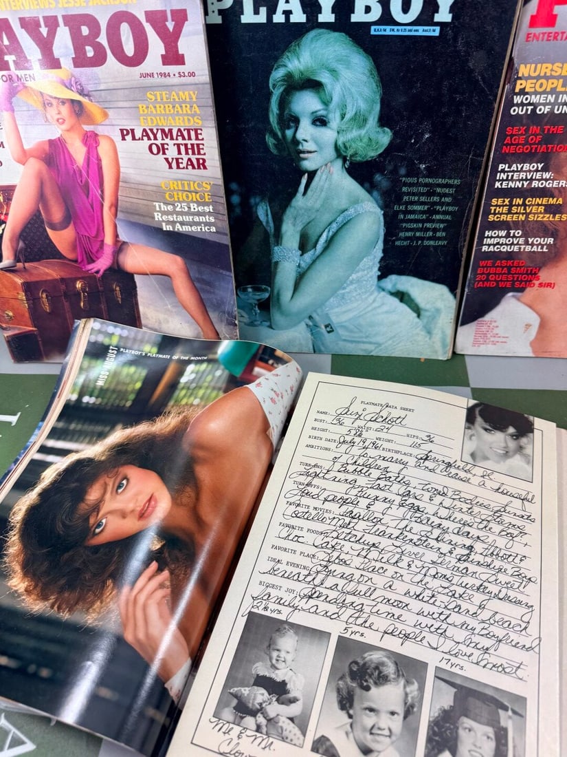 Playboy Adult Collectable Magazines #4 - 6