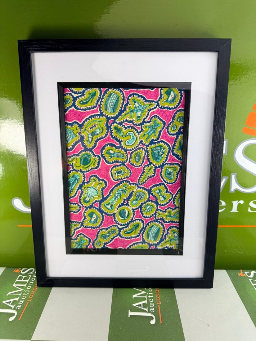 After Grayson Perry Sissy Liberty (Pink) Fabric Framed Print - 6