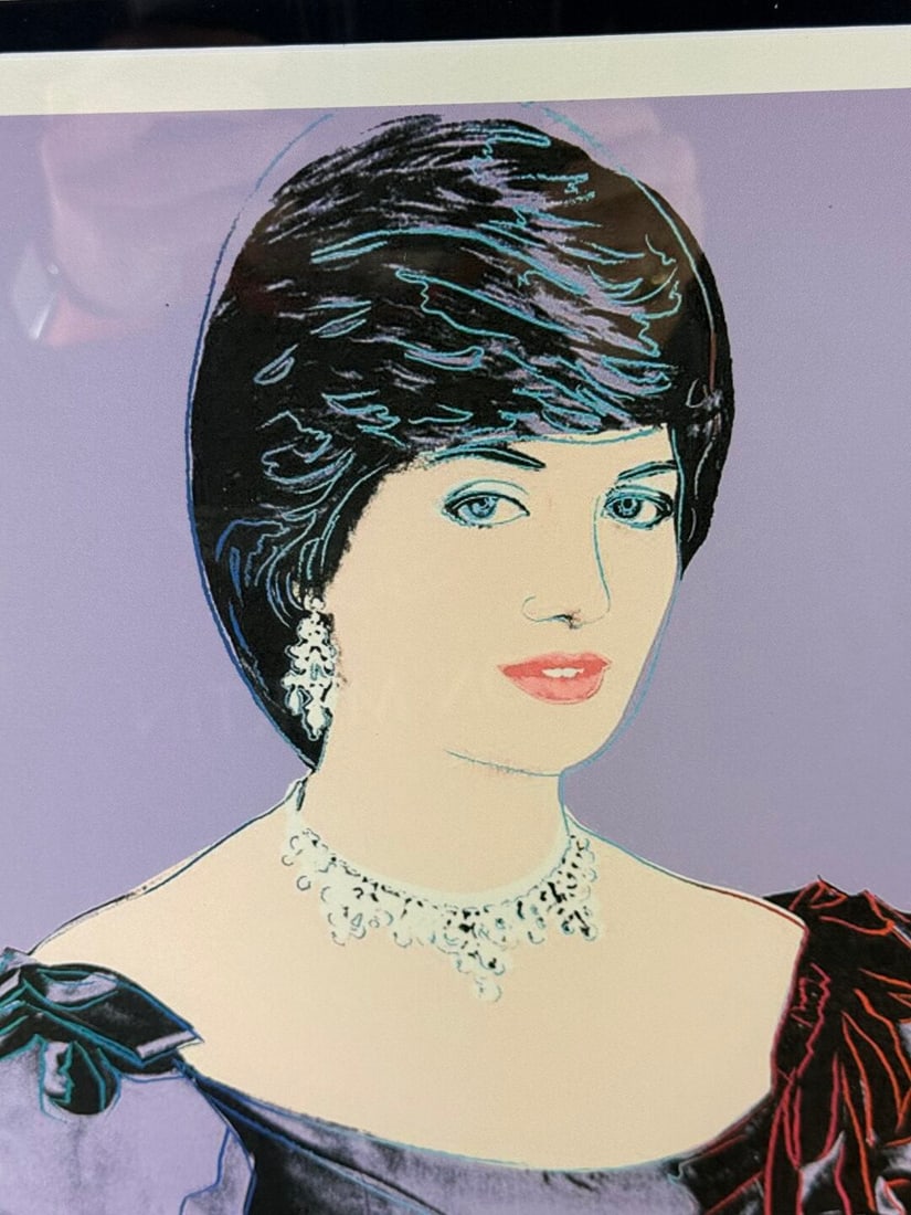 Andy Warhol-(1928-1987)`Princess Diana` Numbered Lithograph #56/100 - 3
