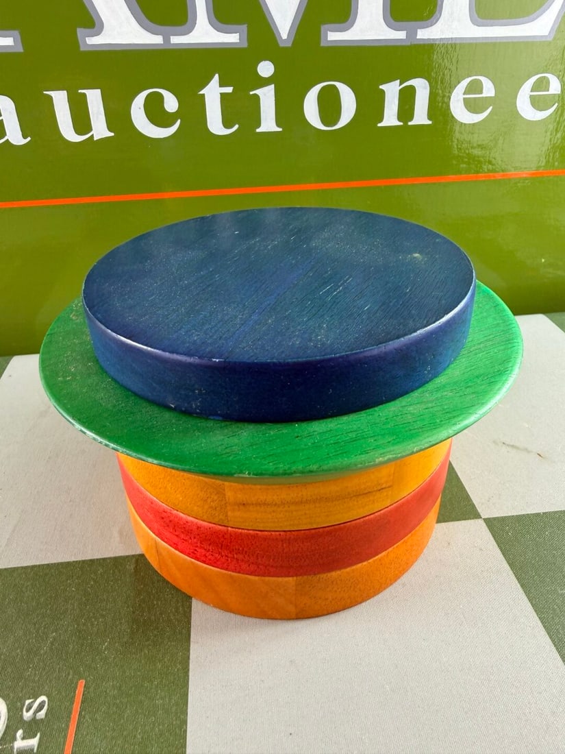Vintage Villeroy & Boch Decorative Design Box In Handmade Wood: Vintage Villeroy & Boch Decorative Design Box In Handmade Wood 