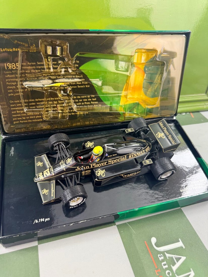 Ayrton Senna Lotus Renault 97T Winner Portugal 1985 Ltd Edition - 2