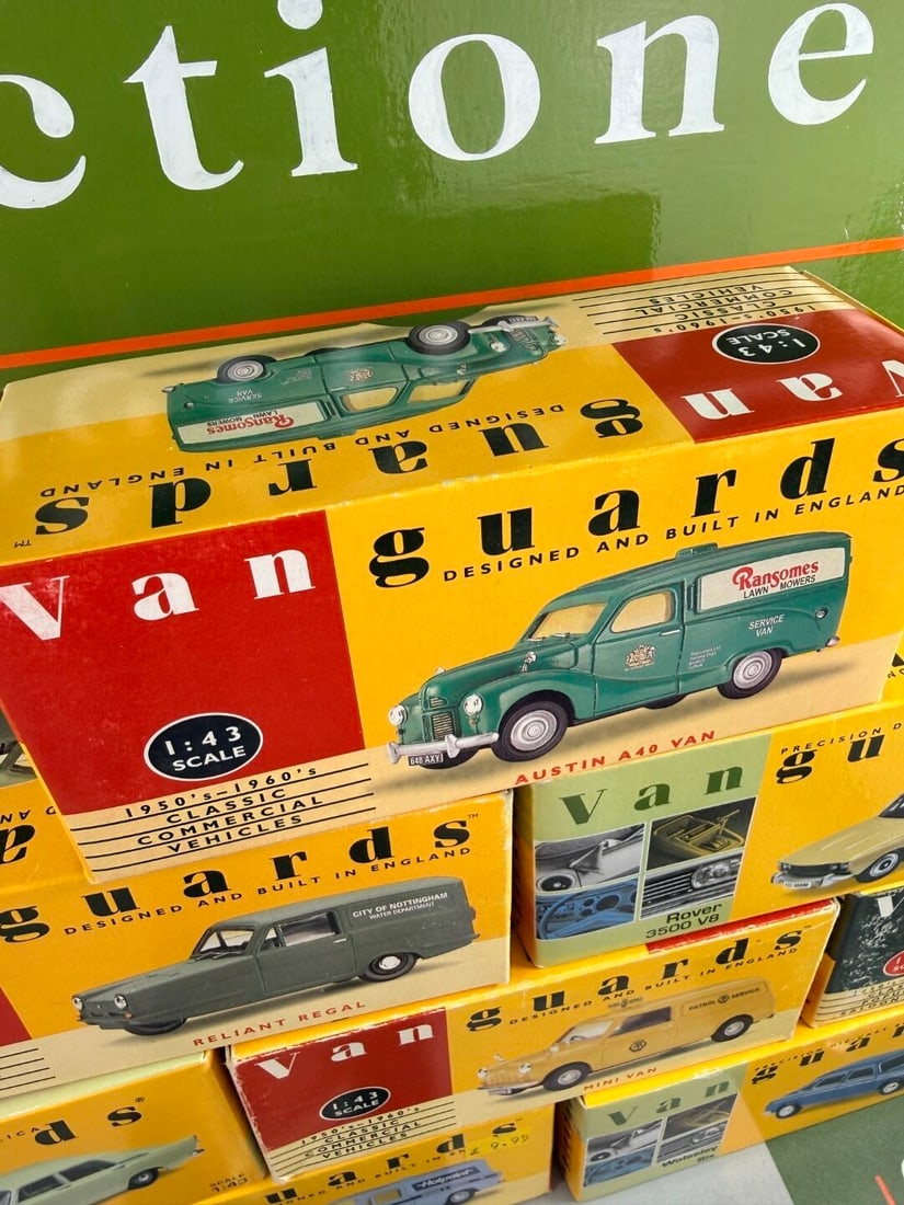 Vangaurds 1:43 Scale Die Cast Collection Of Historical Cars x 10 - 2