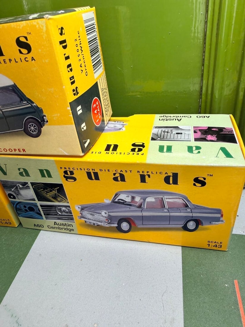 Vangaurds 1:43 Scale Die Cast Collection Of Historical Cars x 10 - 6
