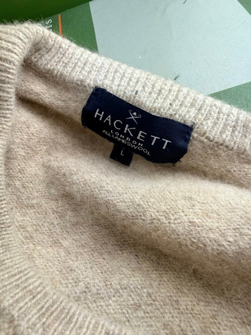 Hackett Gent`s Lambswool Gents Jumper Rrp GBP 135 - 2
