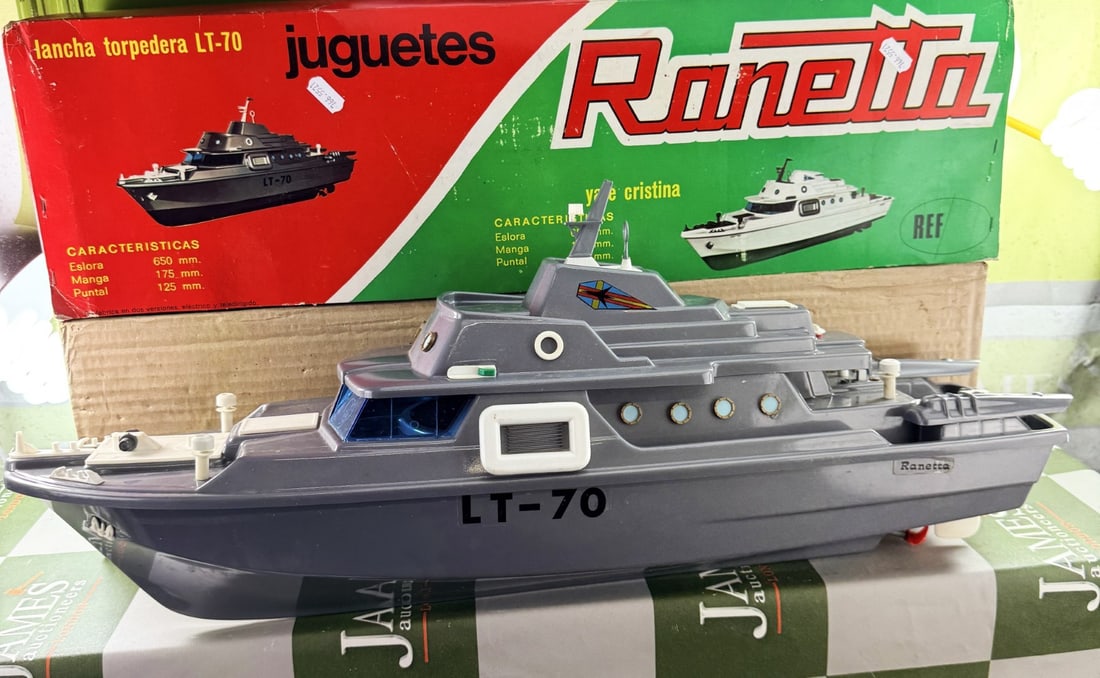 Spanish Ranetta Lancha Torpedera LT-70 battery operated torpedo boat - 5
