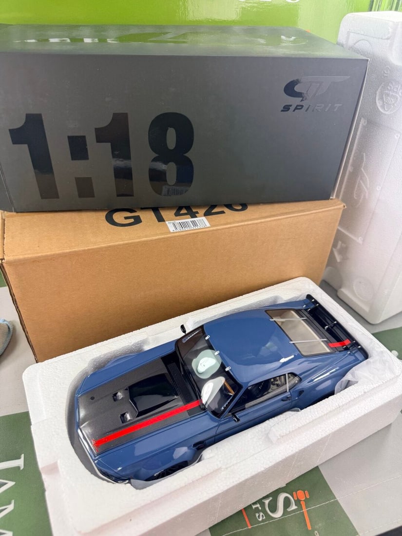 GT Spirit 1:18 Scale Limited Edition Mustang GT: GT Spirit 1:18 Scale Limited Edition Mustang, excellent example as pictured in mint packaging