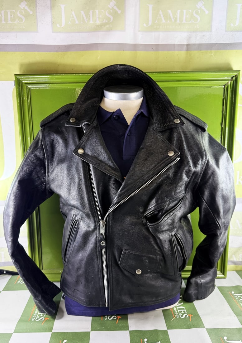 Vintage `T-Birds`Leather Jacket From Grease Stage Production (1 of 7)