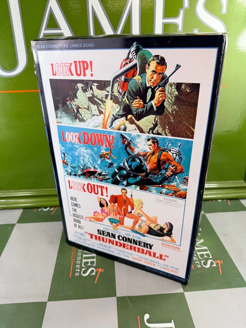 Sideshow Collectables James Bond 007 Sean Connery 12 Inch Figure In Thunderball - 3