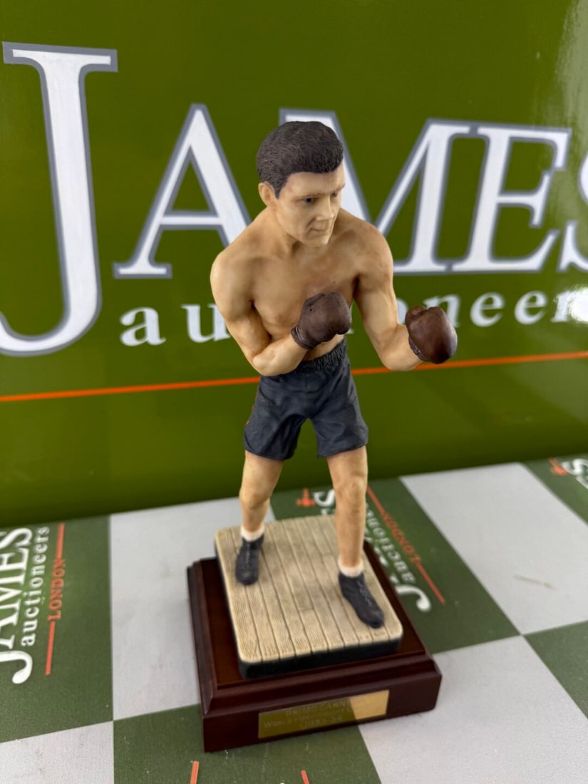 Primo Carnera Heavyweight Boxing Champion The Art Of Sport By Endurance Figurine. - 2