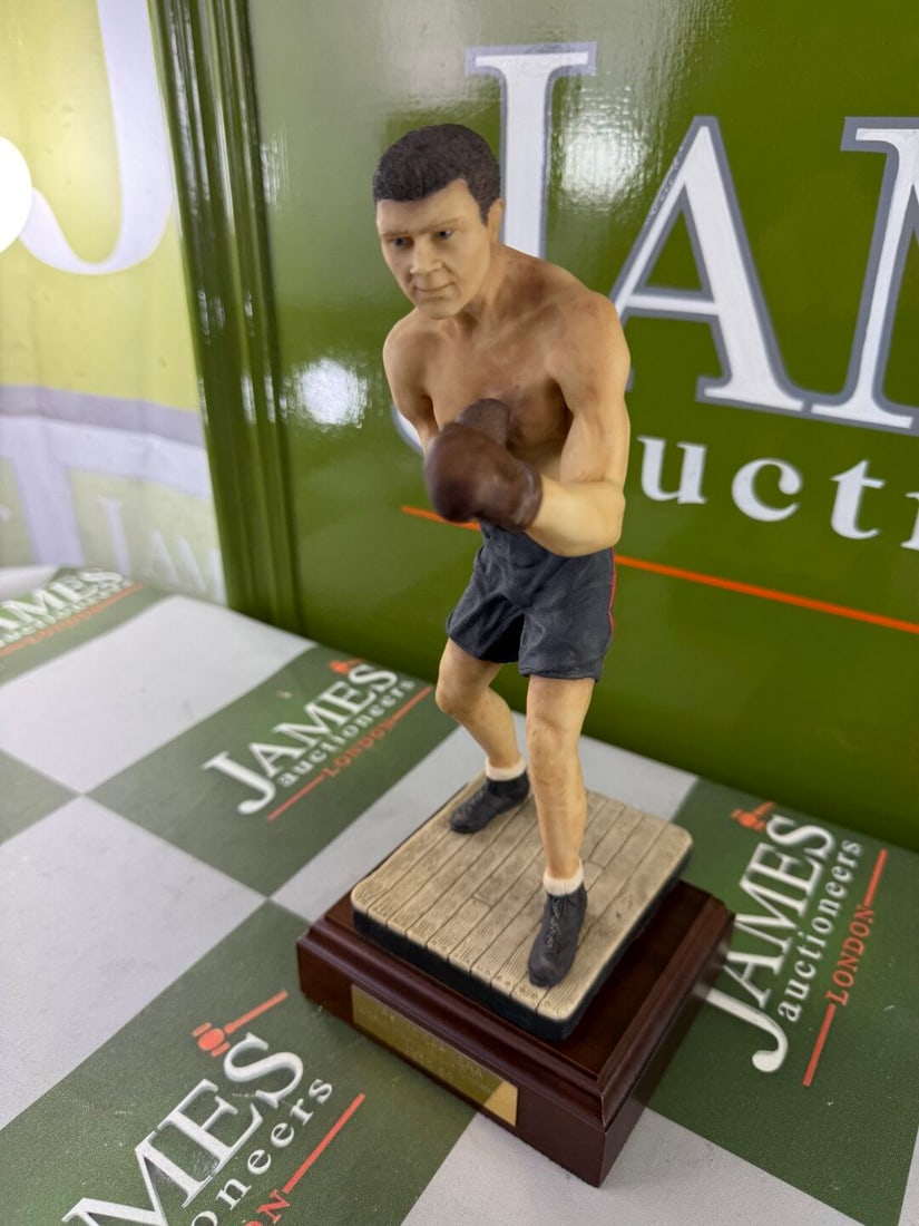 Primo Carnera Heavyweight Boxing Champion The Art Of Sport By Endurance Figurine. - 3
