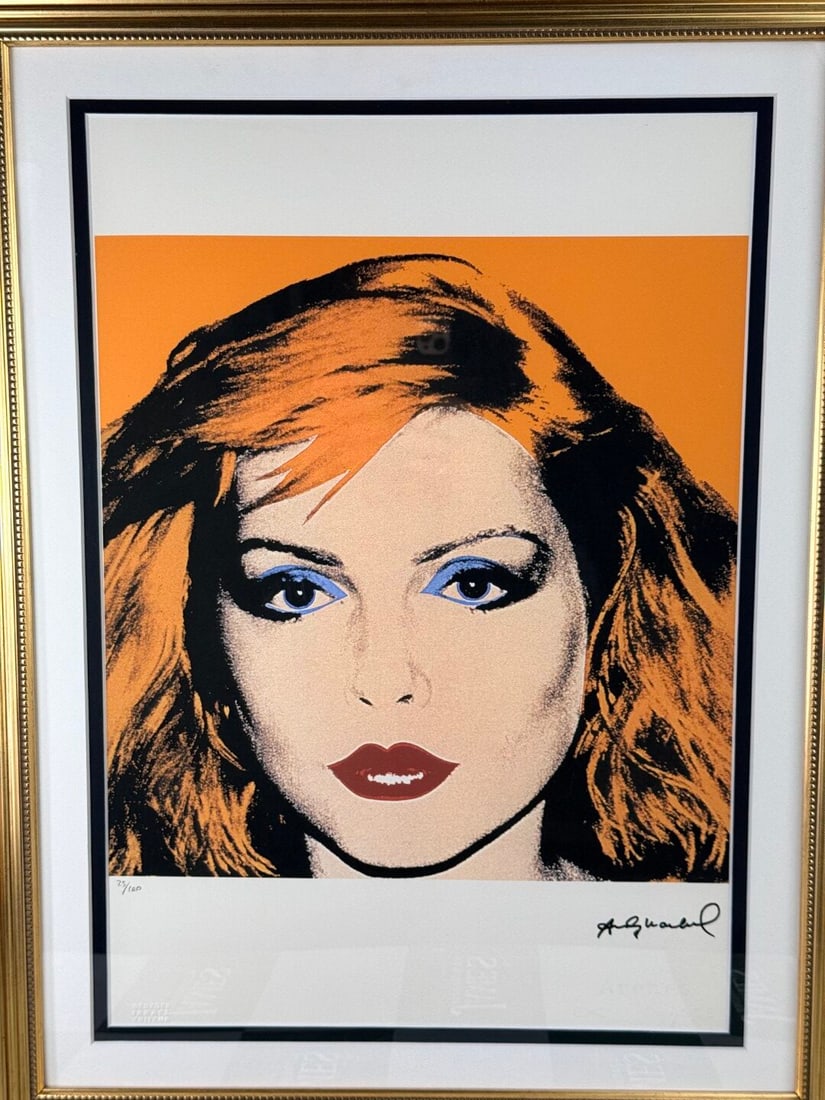 Andy Warhol-(1928-1987) Blondie Numbered Lithograph #25/100 Rare Example(Orange) - 2