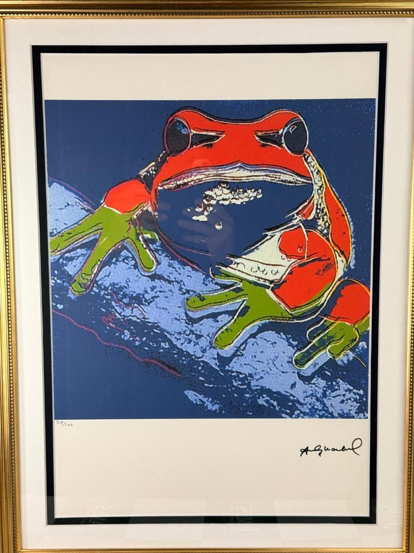 Andy Warhol-(1928-1987)`Butterfly` Numbered Lithograph #74/100 - 2