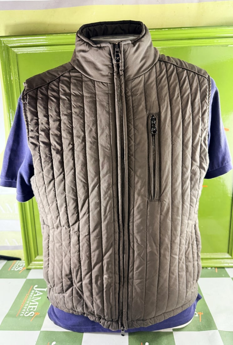 Hackett London-Classic Bronze Designer Under Jacket Sports Gillet - 2