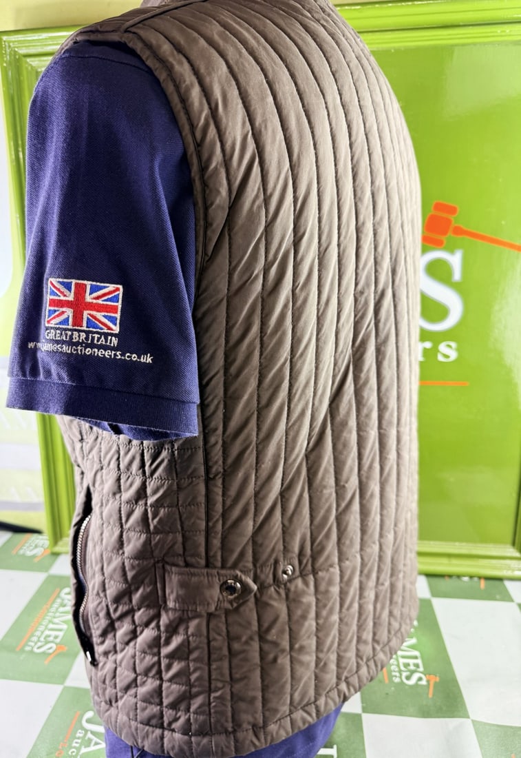 Hackett London-Classic Bronze Designer Under Jacket Sports Gillet - 7