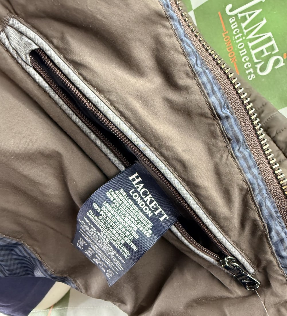 Hackett London-Classic Bronze Designer Under Jacket Sports Gillet - 9