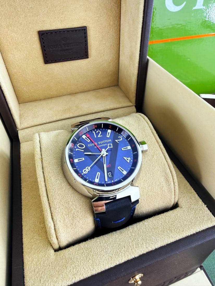 Louis Vuitton Paris Q11570 Tambour Edition Automatic Watch Rrp GBP 3995 - 3