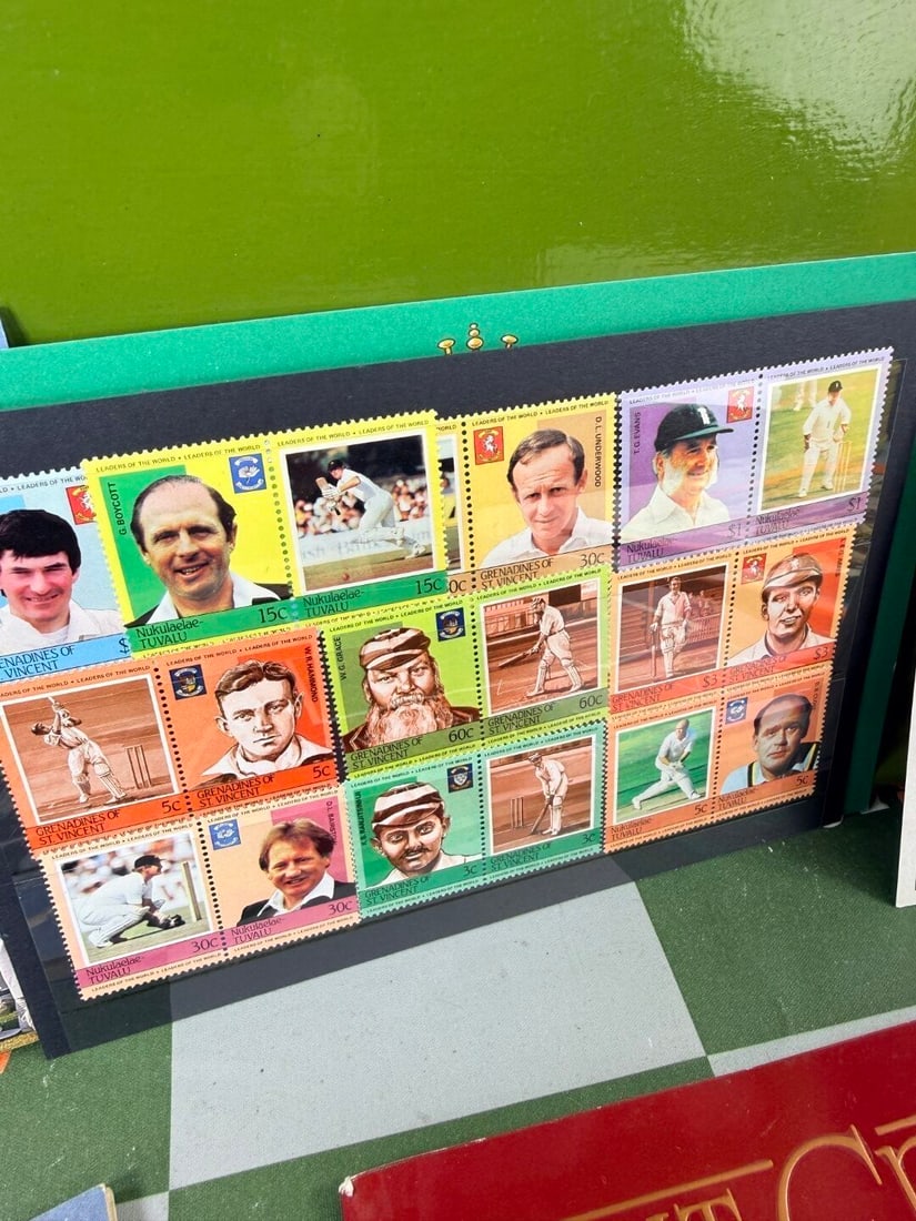 Vintage Kent County Cricket Memorabilia & Football Collection Book. - 2