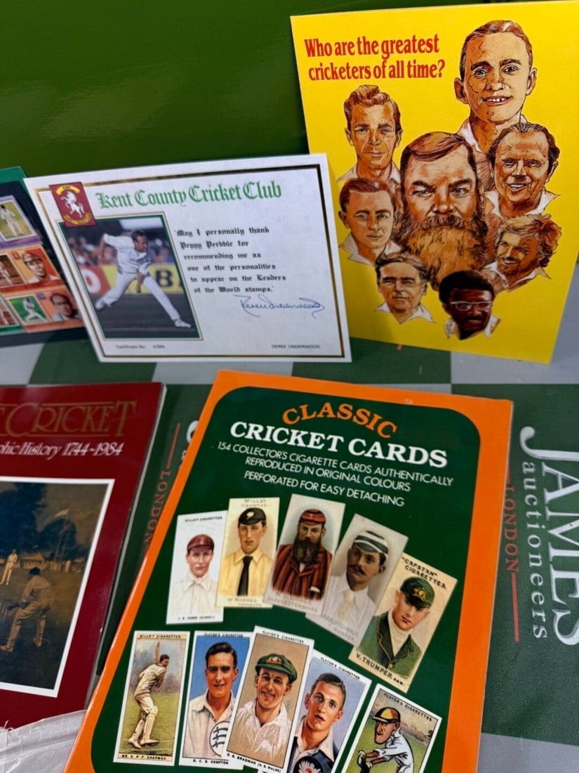 Vintage Kent County Cricket Memorabilia & Football Collection Book. - 4