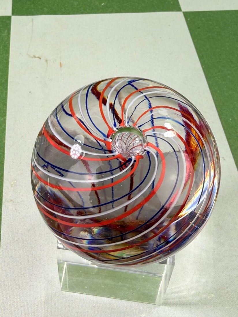 Vintage Glass Paperweight - 2